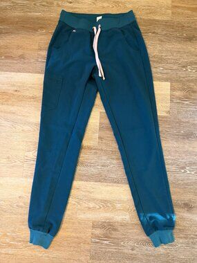 Figgs Caribbean Blue Scrubs XS Tall bottoms